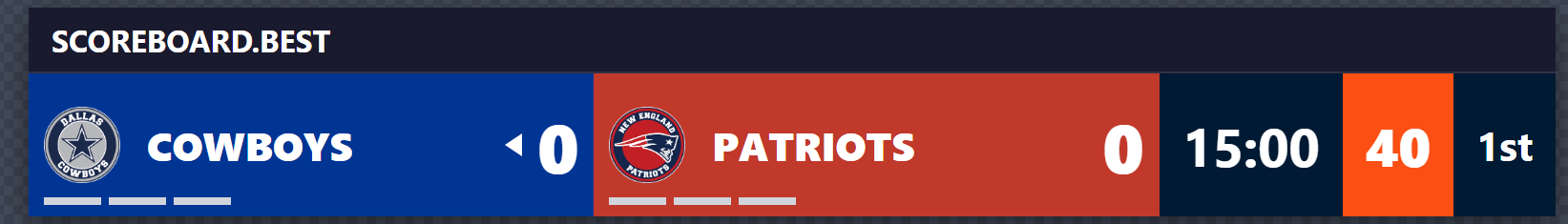 NFL Game Day Template